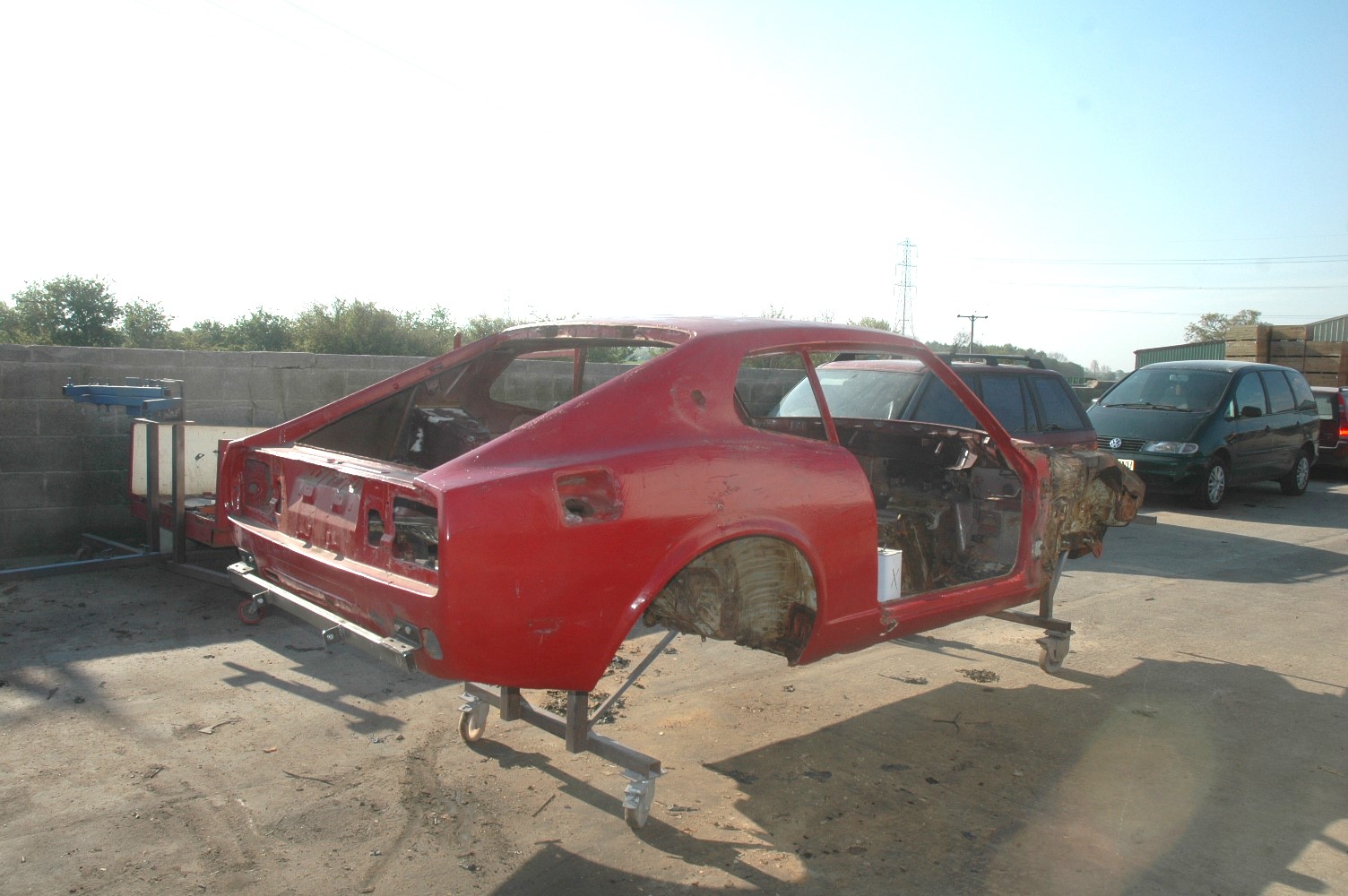 240Z before the blast clean begins